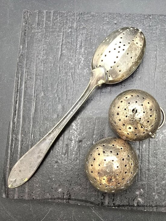 Vintage National Silver Co. Silver-Plated Spoon And Ball Tea Infuser HS251 - Picture 4 of 6